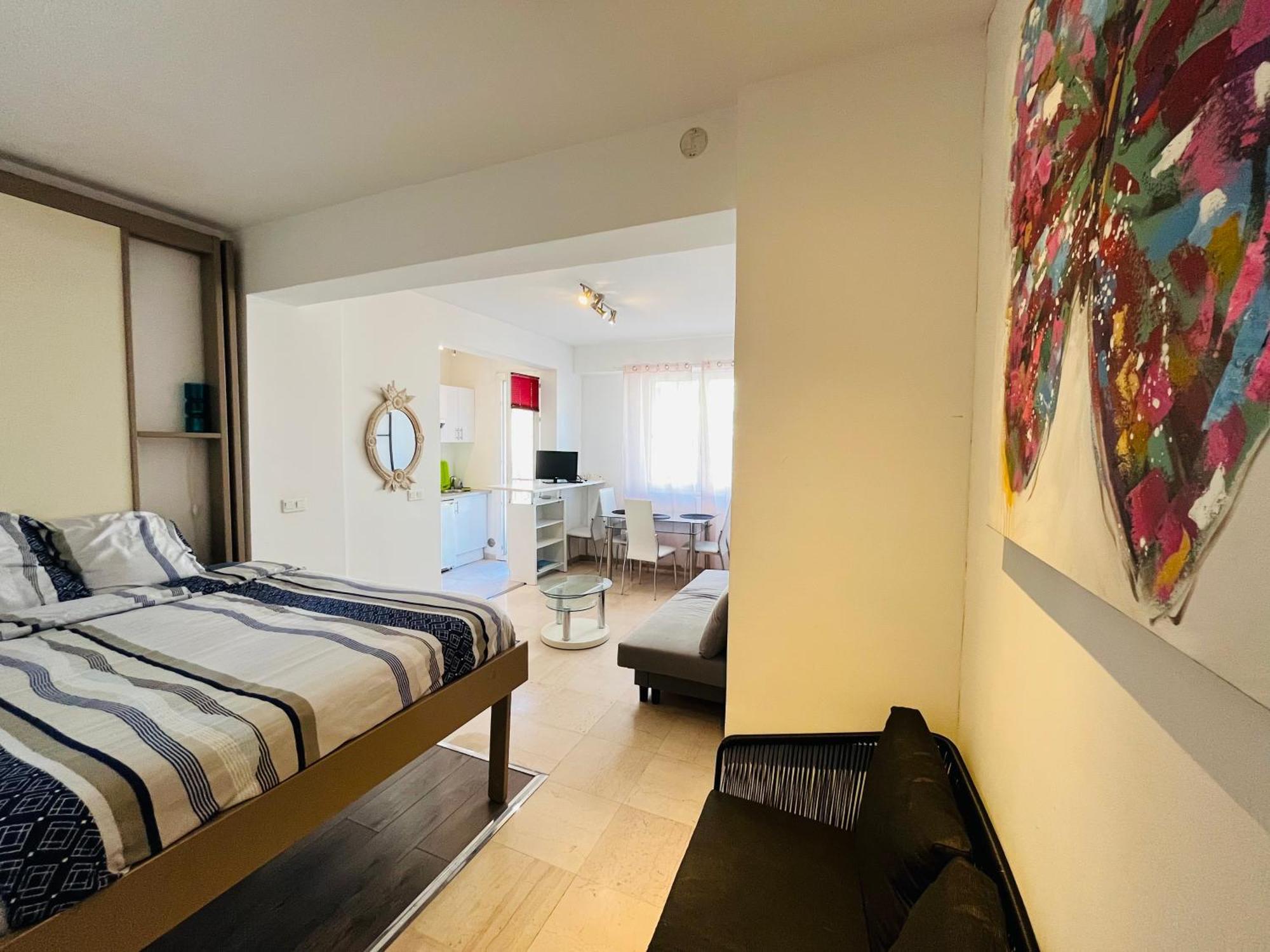 Grand Studio De 30 M2 Promenade Des Anglais Nice Luaran gambar