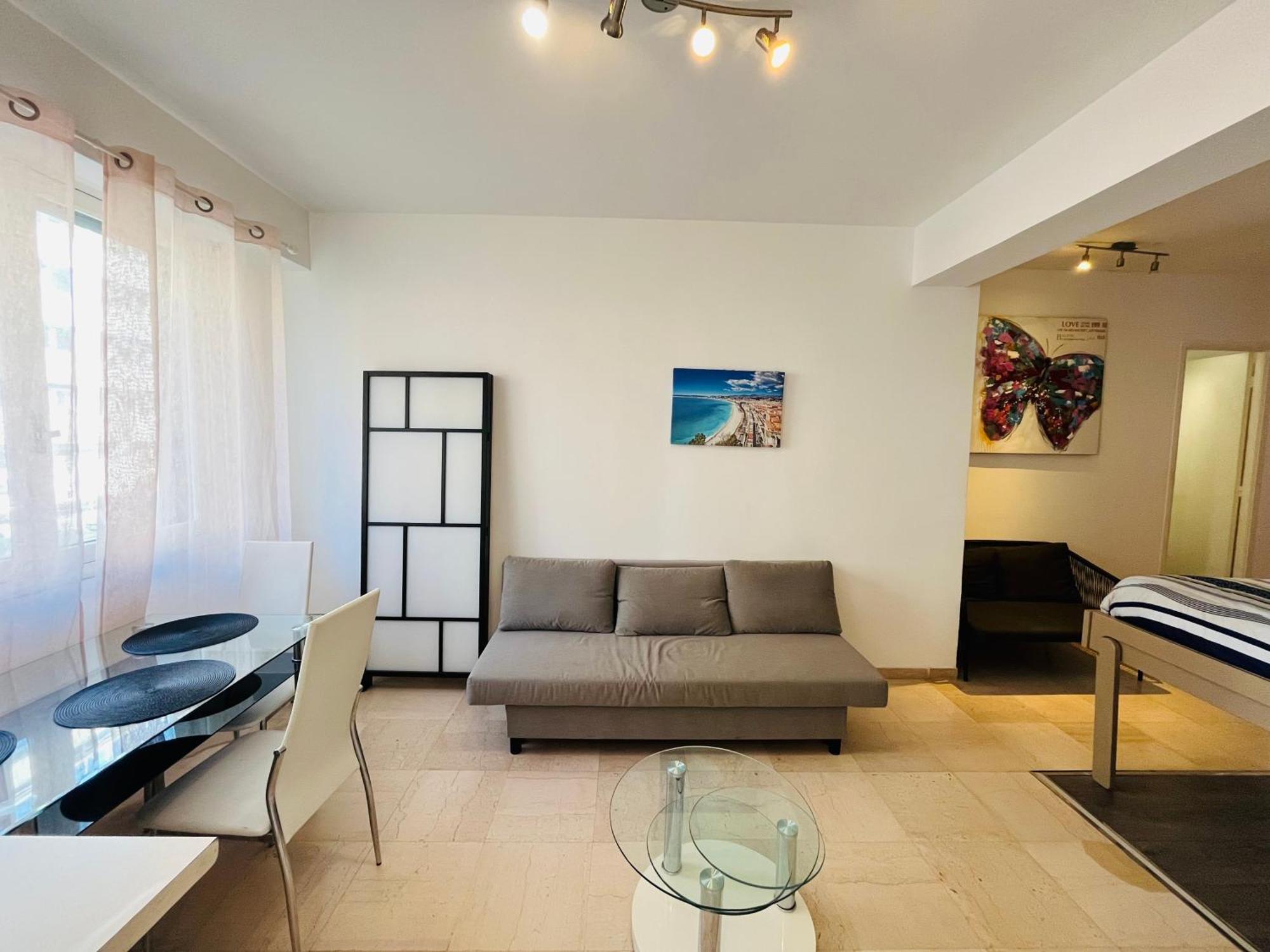 Grand Studio De 30 M2 Promenade Des Anglais Nice Luaran gambar